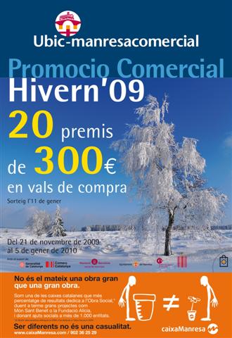 Cartell Promoció Comercial d'Hivern 2008